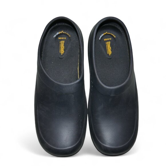 TREDSAFE Oil Slip Resistant Shoes Clogs Unisex Size Womens 9 Mens 10 Slip On EUC - Picture 1 of 13